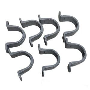 7 New Garner Bender 1" Two Hole Plastic Pipe Home Improvement Straps